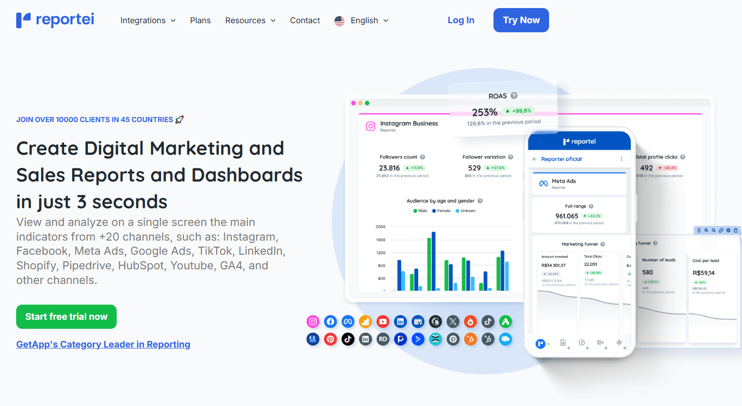 Reportei: The Ultimate Solution for Digital Marketing Reports and Dashboards